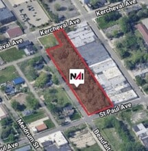 6524-6530 Kercheval St, Detroit, MI - Vue aérienne vue de carte