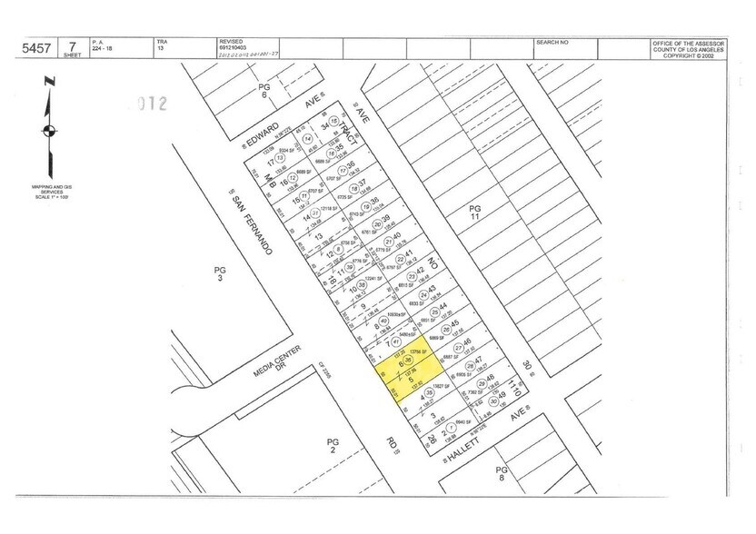 2623 N San Fernando Rd, Los Angeles, CA à louer - Plan cadastral – Image 2 sur 3