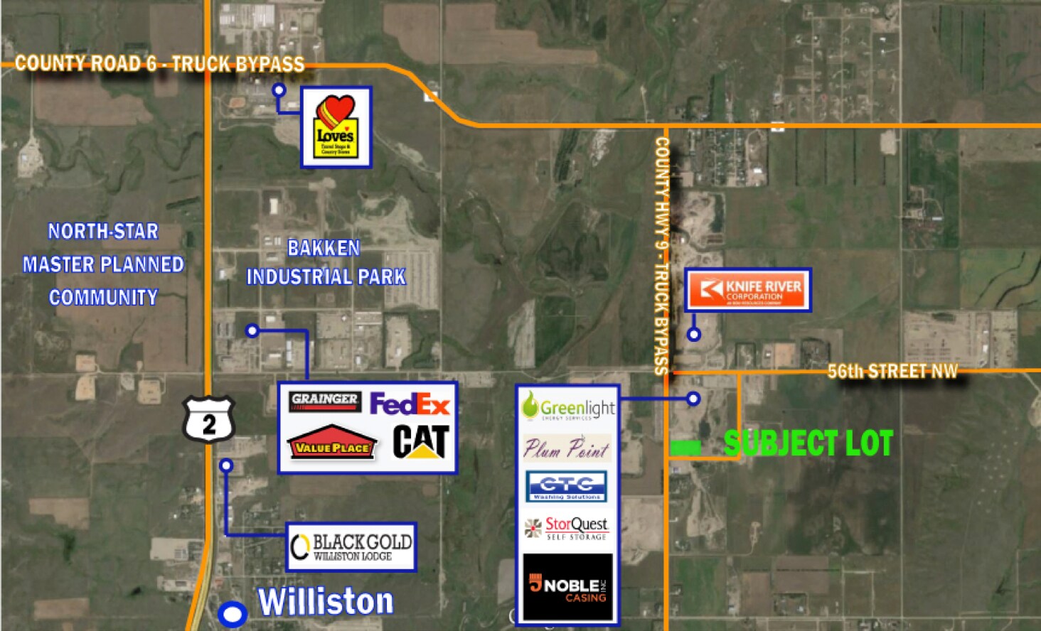 56th St. County Road 9, Williston, ND à vendre Photo principale– Image 1 sur 4