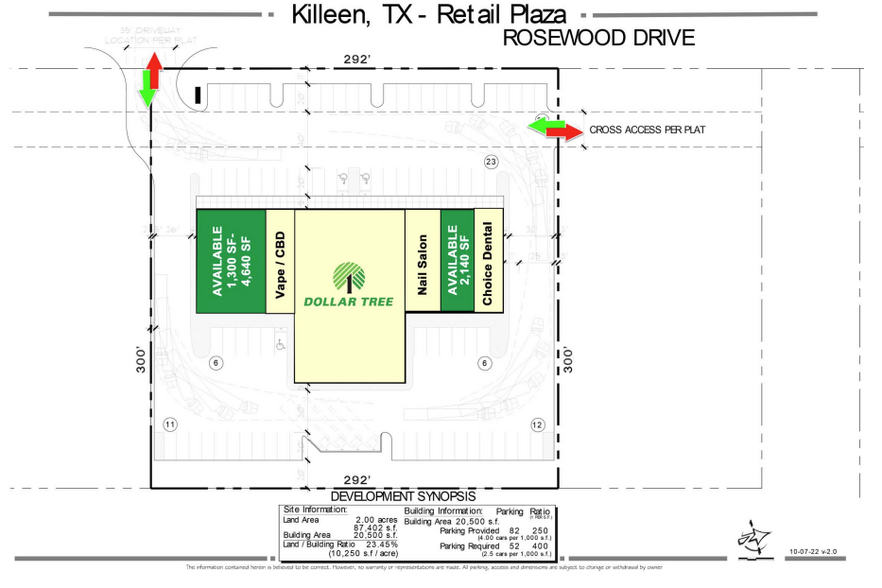 4136 & 4354 Rosewood Dr, Killeen, TX à louer - Photo de l’immeuble – Image 2 sur 4
