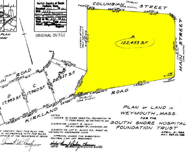851 Main St, Weymouth, MA à louer - Plan cadastral – Image 2 sur 38