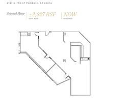 4745 N 7th St, Phoenix, AZ à louer Plan d’étage– Image 1 sur 1