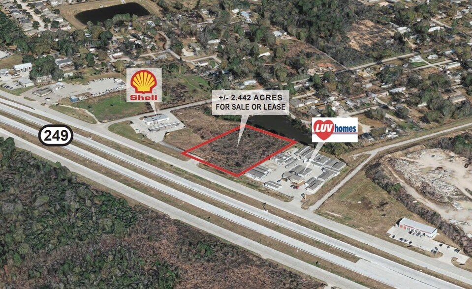 SH 249 & Vallie Rd, Pinehurst, TX à vendre - Photo de l’immeuble – Image 1 sur 4