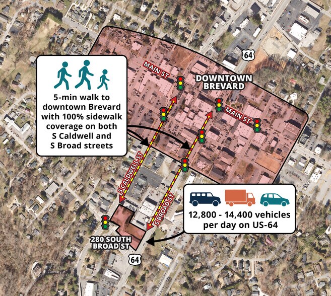 280 S Broad St, Brevard, NC à vendre - Photo de l’immeuble – Image 3 sur 12