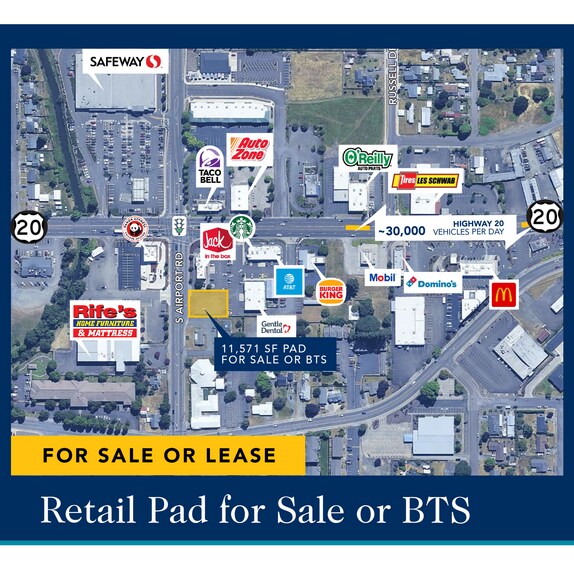 S Santiam Highway & Airport Road, Lebanon, OR à vendre - Photo principale – Image 1 sur 7