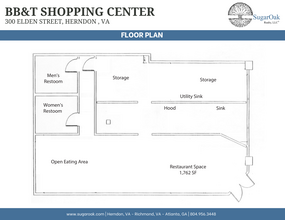 300-328 Elden St, Herndon, VA à louer Plan d’étage– Image 1 sur 7