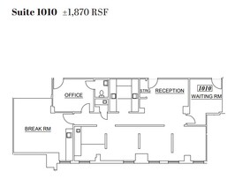 1624 Franklin St, Oakland, CA à louer Plan d’étage– Image 1 sur 1