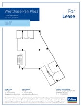 11490 Westheimer Rd, Houston, TX à louer Plan d’étage– Image 1 sur 1