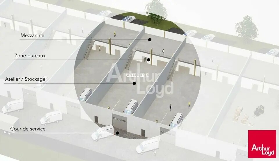 Local d'activités dans Domloup à vendre Plan d’étage– Image 1 sur 3