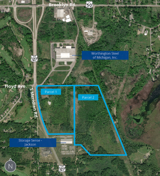 Plus de détails pour S Meridian Road, Jackson, MI - Terrain à vendre