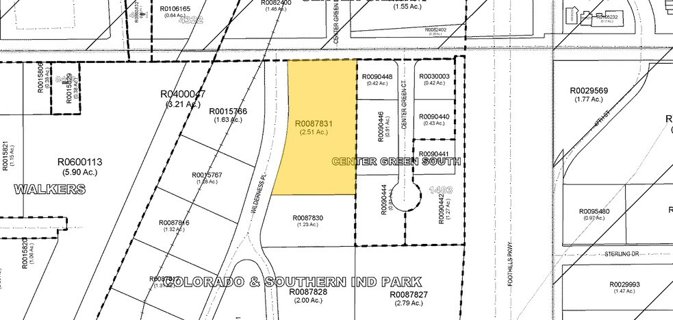 2970-2990 Wilderness Pl, Boulder, CO à louer - Plan cadastral – Image 2 sur 5