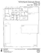 1019 N Colorado St, Gilbert, AZ à louer Plan de site– Image 1 sur 2