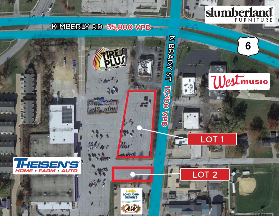 3808 Brady St, Davenport, IA à vendre Photo de l’immeuble– Image 1 sur 5