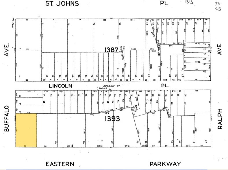 291 Buffalo Ave, Brooklyn, NY à louer - Plan cadastral – Image 2 sur 5