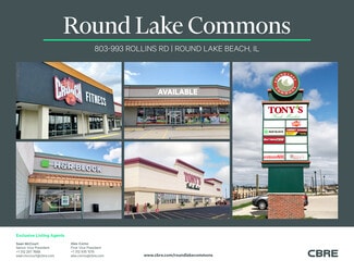 Plus de détails pour 965 E Rollins Rd, Round Lake Beach, IL - Local commercial à louer