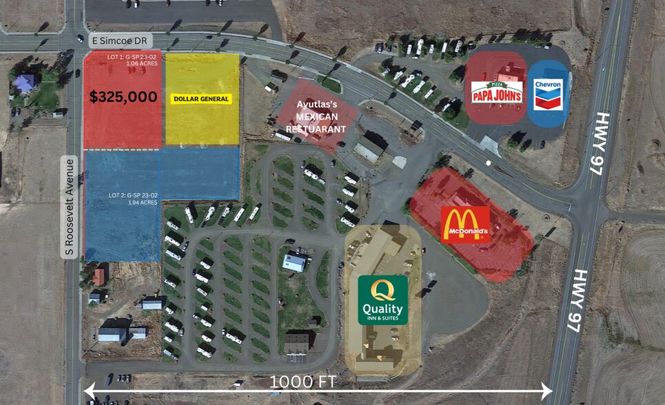 0 S Roosevelt Ave, Goldendale, WA à vendre - Photo principale – Image 2 sur 2