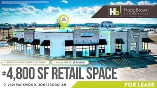 Plus de détails pour 2801 Parkwood Rd, Jonesboro, AR - Local commercial à louer