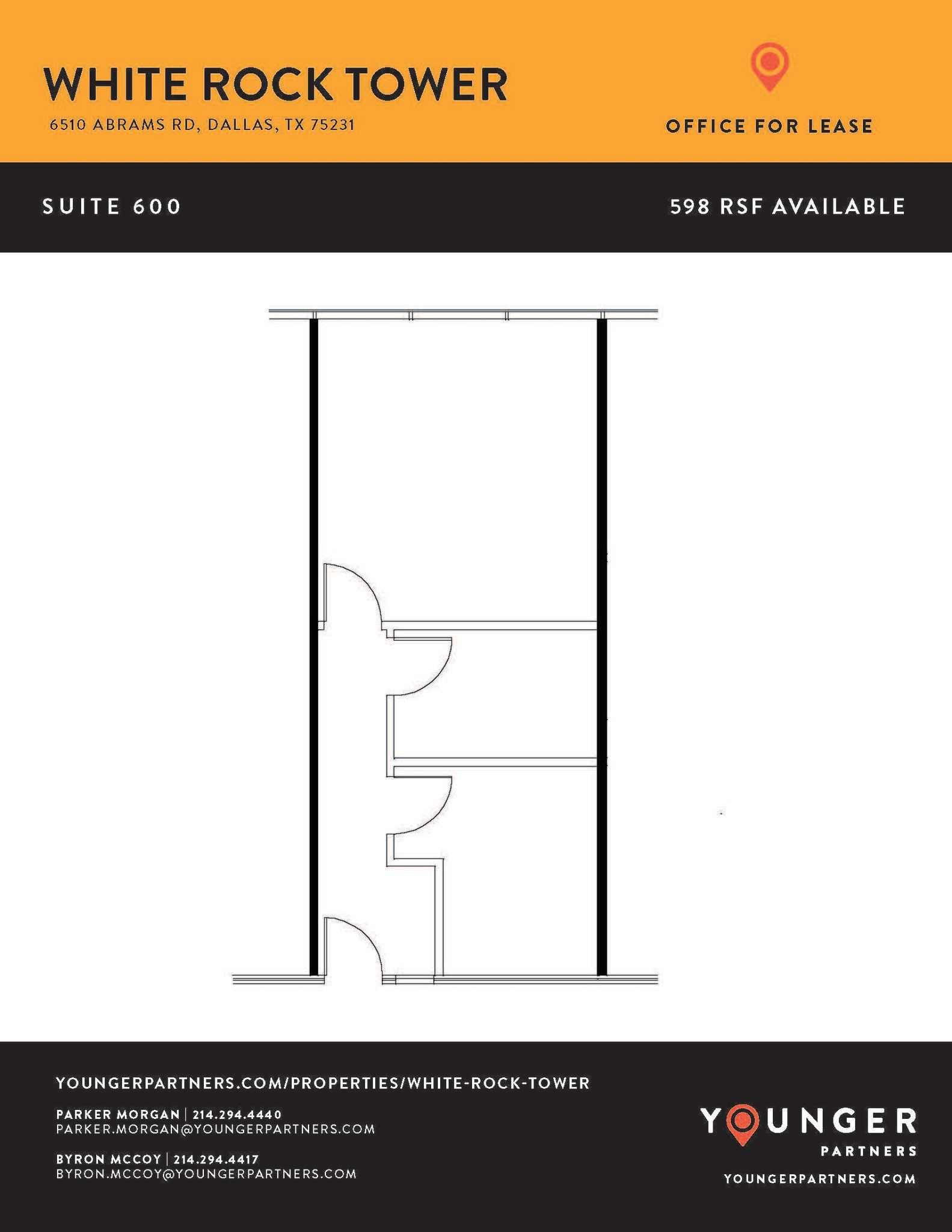 6510 Abrams Rd, Dallas, TX à louer Plan d’étage– Image 1 sur 1