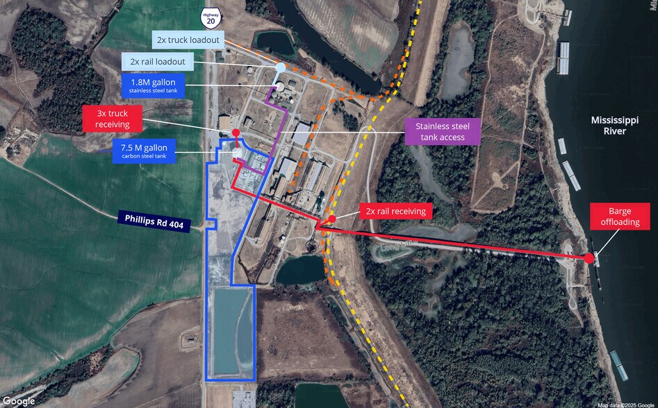 1463 Highway 20, Helena, AR à vendre - Plan de site – Image 2 sur 4