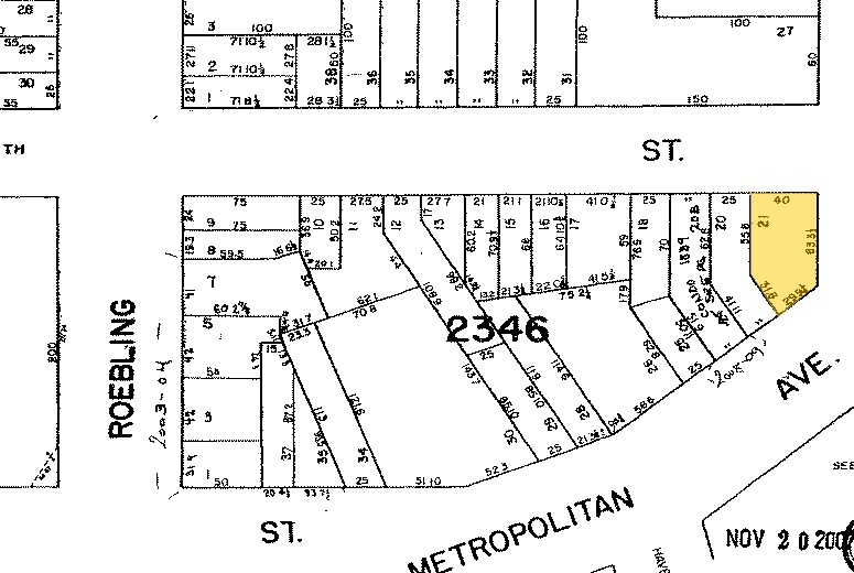 381-383 Metropolitan Ave, Brooklyn, NY à louer - Plan cadastral – Image 2 sur 6