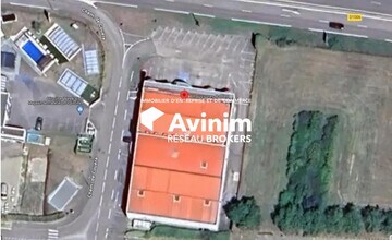 Châteauvilain, ISE - Vue aérienne vue de carte
