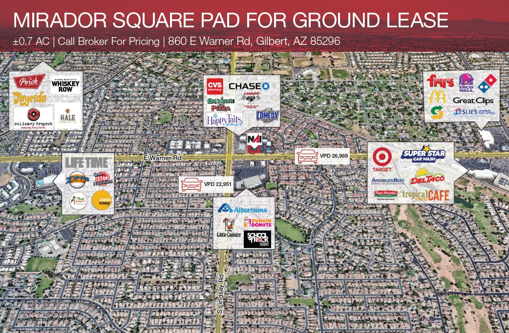 860 E Warner Rd, Gilbert, AZ à louer Photo principale– Image 1 sur 2