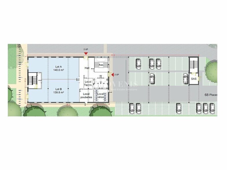 Bureau dans Saint-Cyr-sur-Loire à vendre - Plan d’étage – Image 2 sur 5