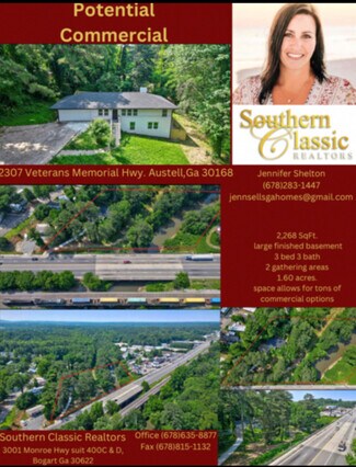Plus de détails pour 2307 Veterans Memorial Hwy SW, Austell, GA - Local d’activités à vendre