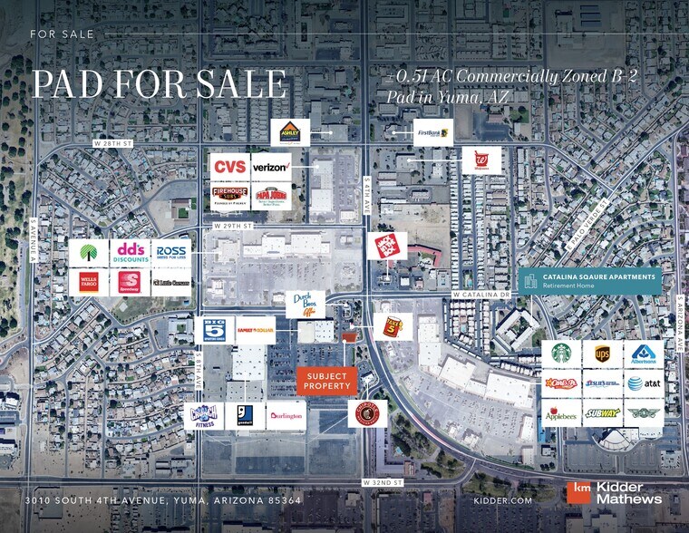 3010 4th Avenue, Yuma, AZ à vendre - Aérien – Image 1 sur 15