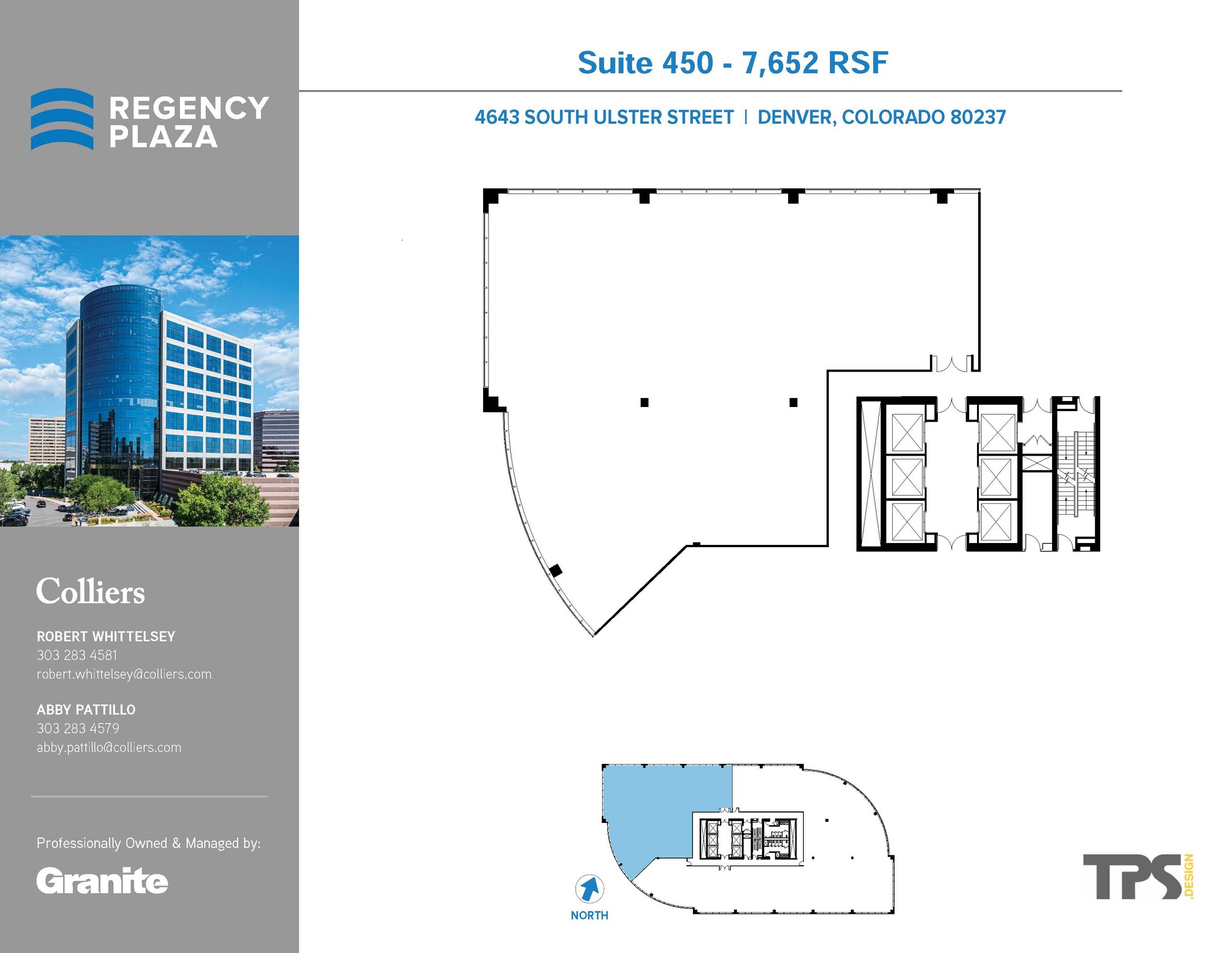 4643 S Ulster St, Denver, CO à louer Plan d’étage– Image 1 sur 1