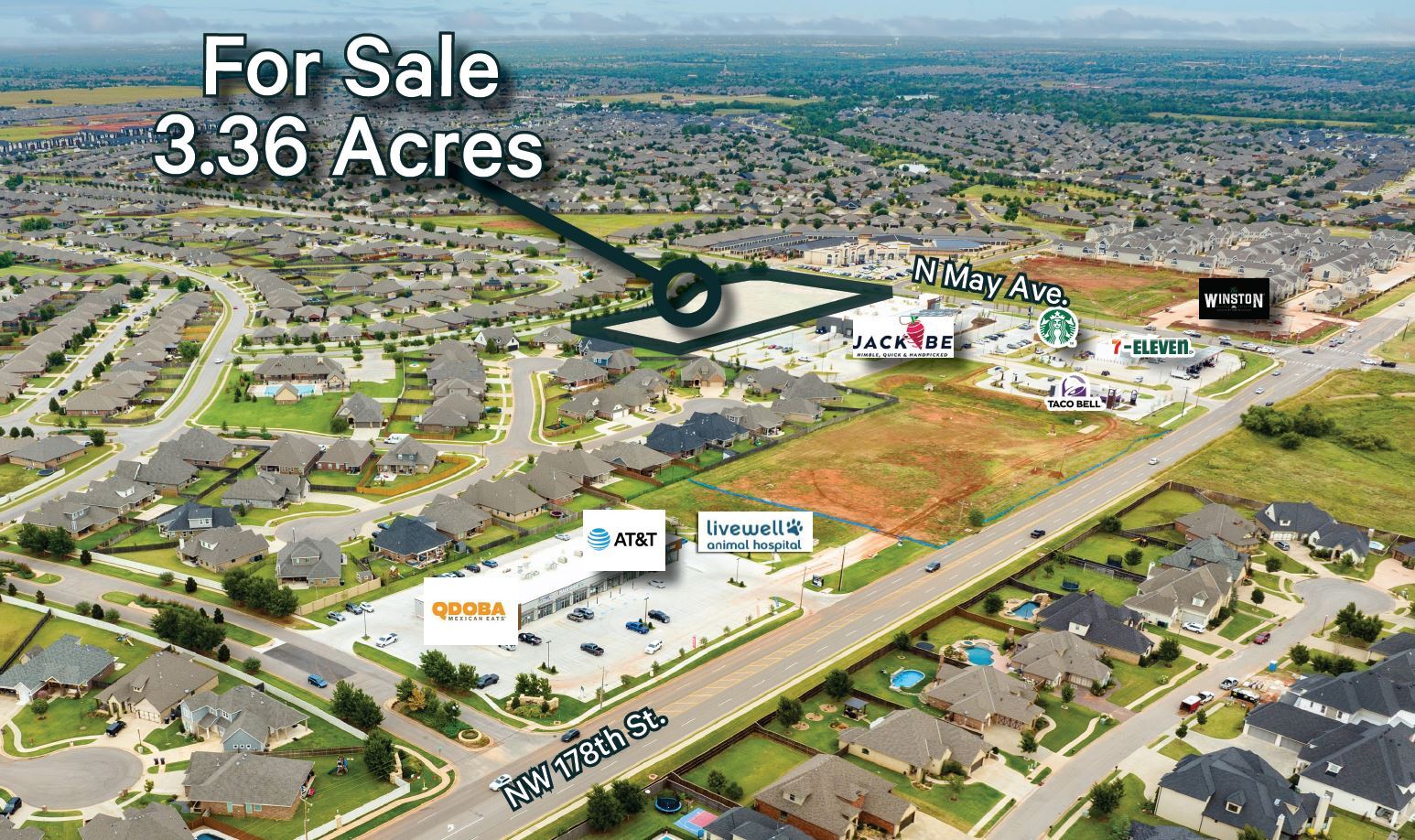NWC of 178th & May Ave, Edmond, OK à vendre Photo de l’immeuble– Image 1 sur 4