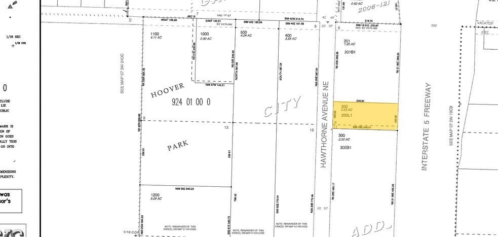 1200-1214 Hawthorne Ave NE, Salem, OR à louer - Plan cadastral – Image 3 sur 3