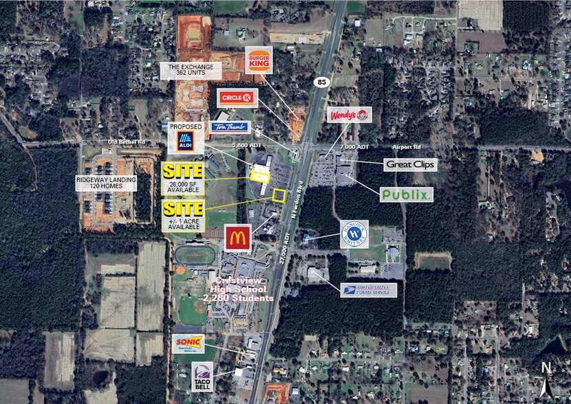 1390 N Ferdon Blvd, Crestview, FL à louer - Photo de l’immeuble – Image 2 sur 3
