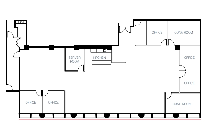 333 W Santa Clara St, San Jose, CA à louer Plan d’étage– Image 1 sur 1