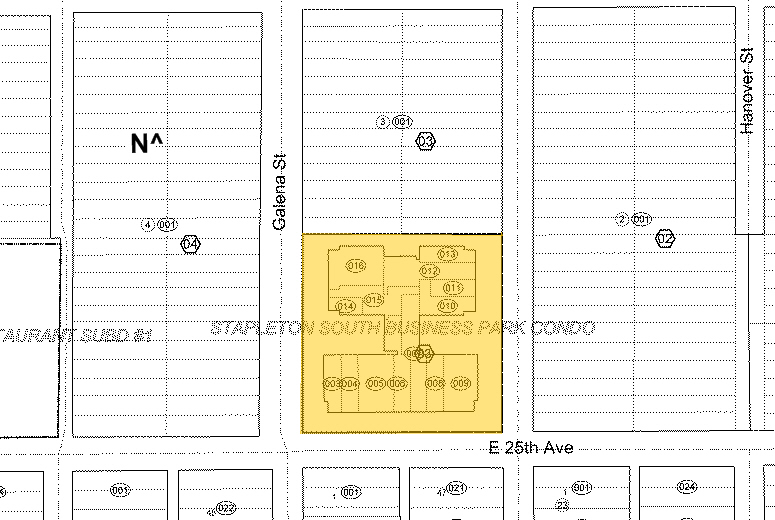 10255 E 25th Ave, Aurora, CO à louer - Plan cadastral – Image 2 sur 16