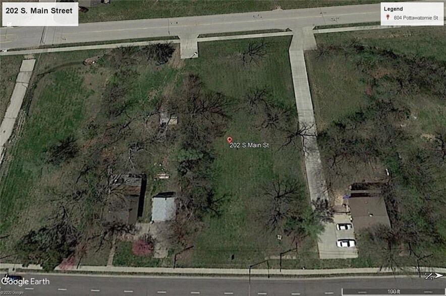 124 & 202 Main Street portefeuille de 2 biens à vendre sur LoopNet.fr - Aérien – Image 2 sur 2