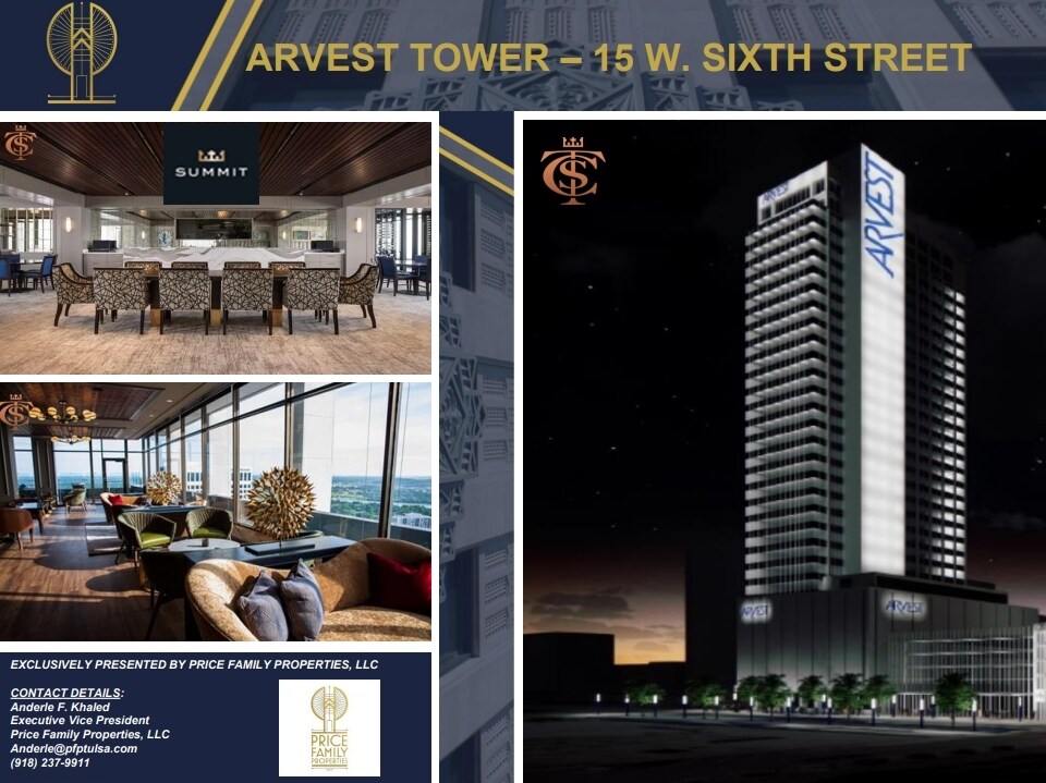 15 W 6th St, Tulsa, OK à louer Photo de l’immeuble– Image 1 sur 13