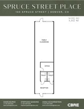 100 Spruce St, Denver, CO à louer Plan d’étage– Image 1 sur 1