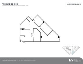 10077 Grogans Mill Rd, The Woodlands, TX à louer Plan d’étage– Image 1 sur 1