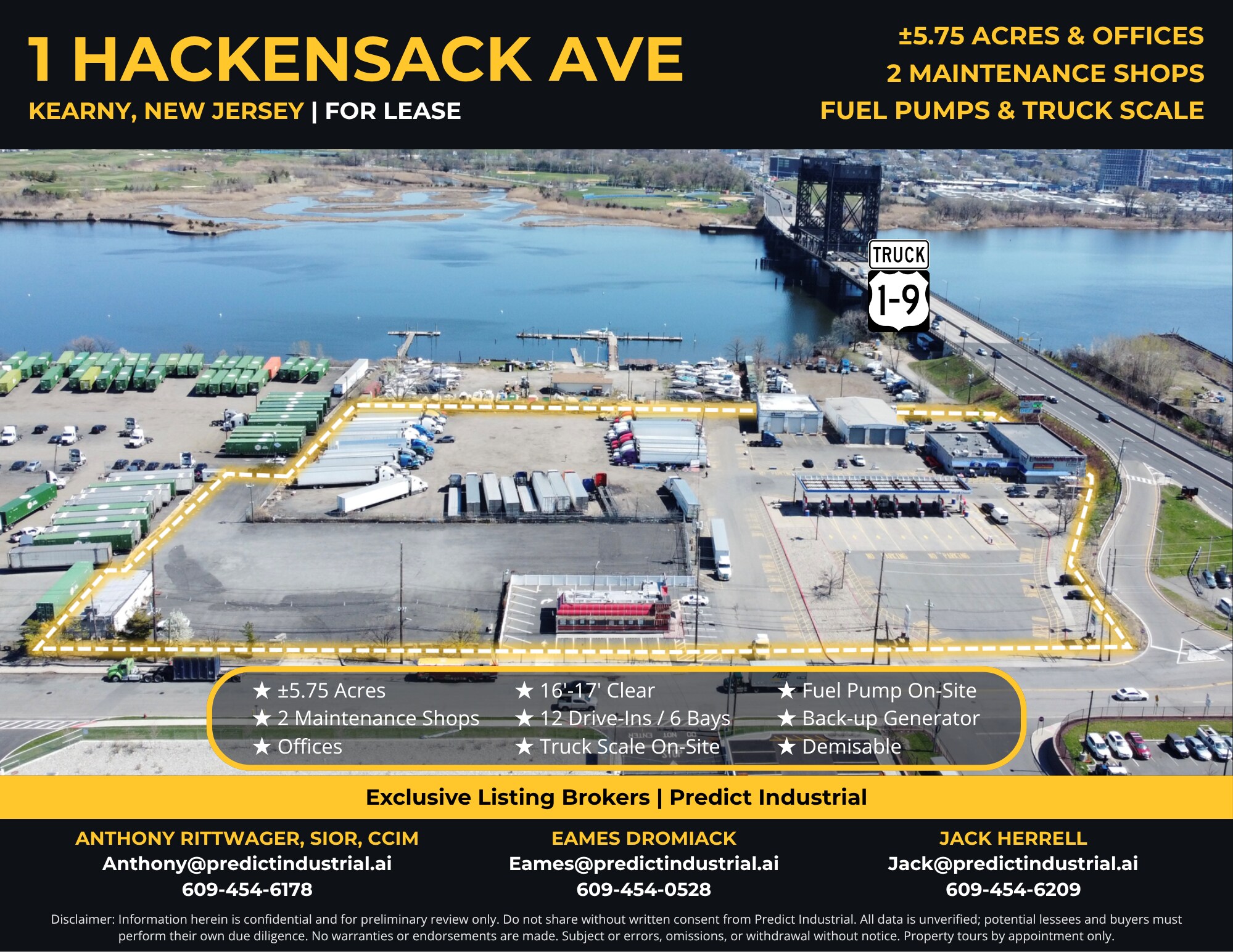 1 Hackensack Ave, Kearny, NJ à louer Photo principale– Image 1 sur 16