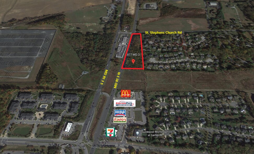 877 Crain Hwy, Gambrills, MD à vendre - Aérien – Image 1 sur 4
