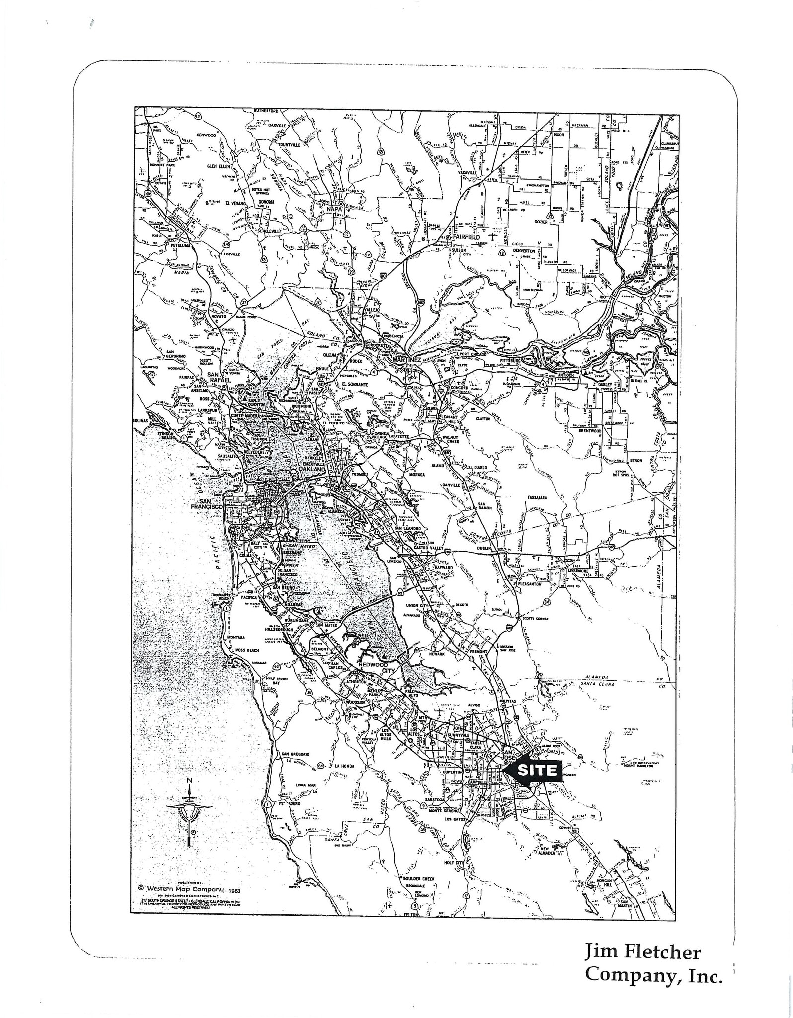 5353 Almaden Expy, San Jose, CA à louer Carte– Image 1 sur 2