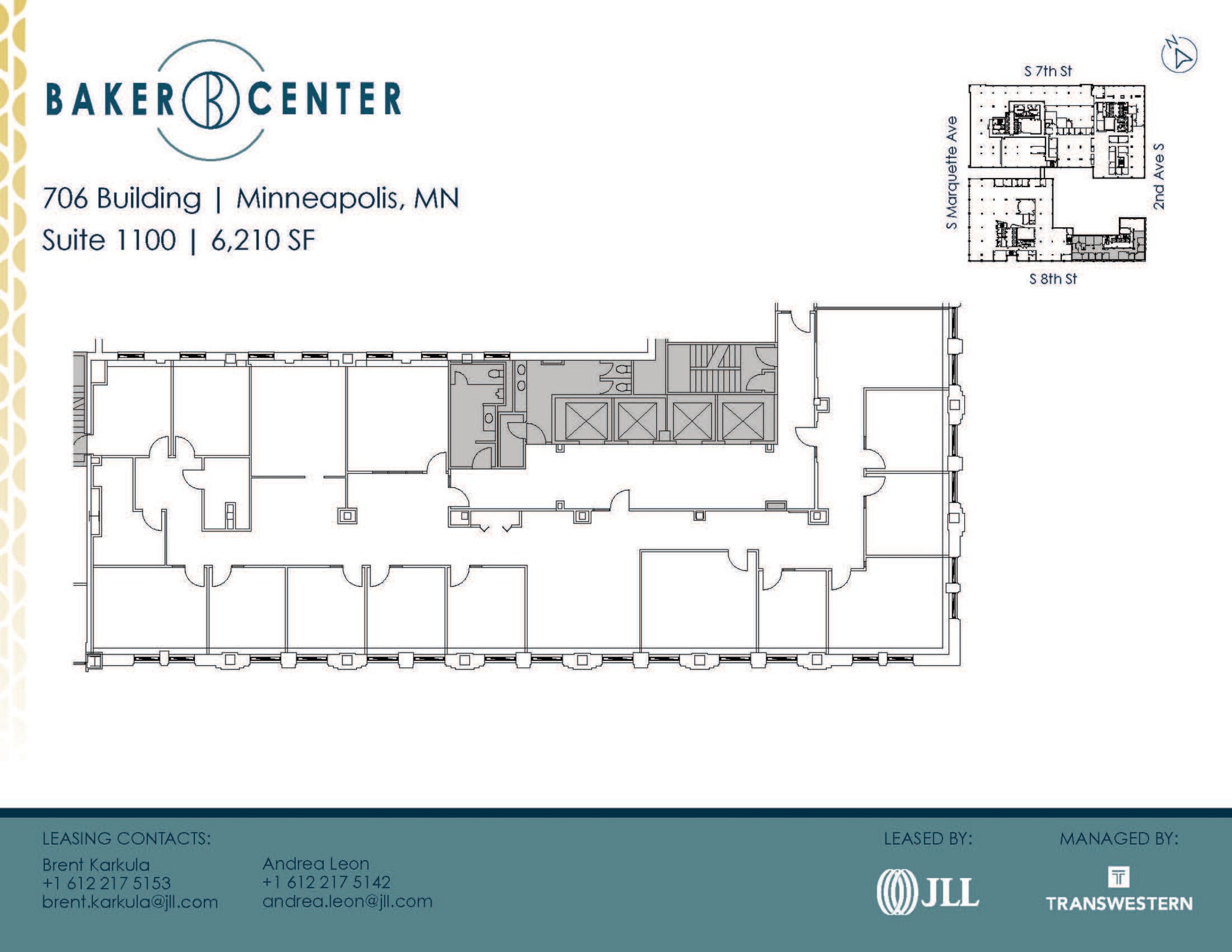 733 Marquette Ave, Minneapolis, MN à louer Plan d’étage– Image 1 sur 1