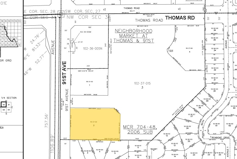 2755 N 91st Ave, Phoenix, AZ à vendre - Plan cadastral – Image 2 sur 3