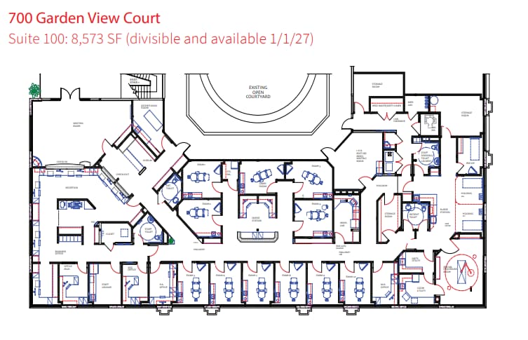 700 Garden View Ct, Encinitas, CA à louer Plan d’étage– Image 1 sur 1