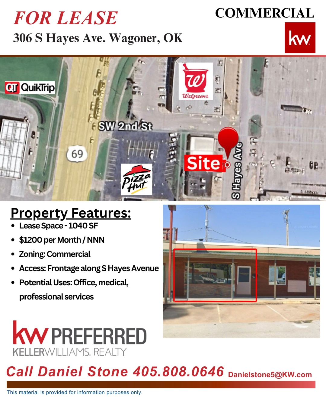 304-306 S Hayes Ave, Wagoner, OK à louer Photo intérieure– Image 1 sur 1