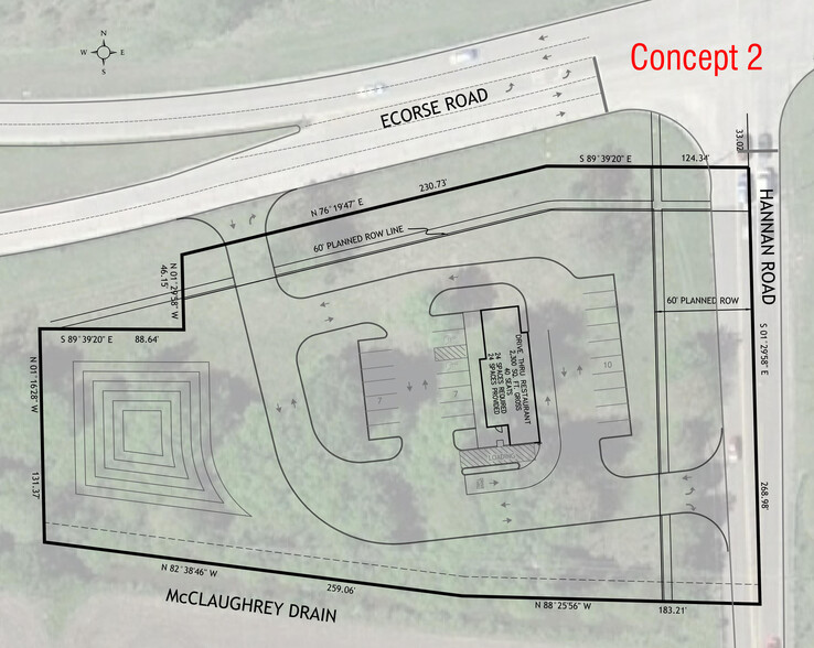 SWC Ecorse Rd & Hannan Rd, Van Buren Township, MI à louer - Photo de l’immeuble – Image 3 sur 4