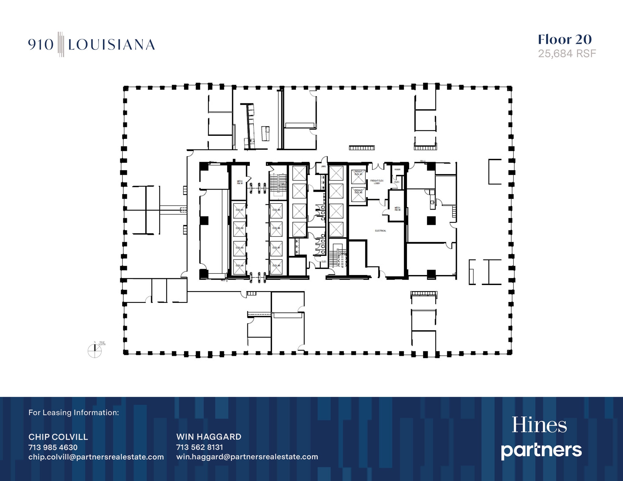 910 Louisiana St, Houston, TX à louer Plan d’étage– Image 1 sur 1