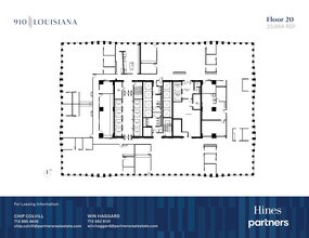 910 Louisiana St, Houston, TX à louer Plan d’étage– Image 1 sur 1