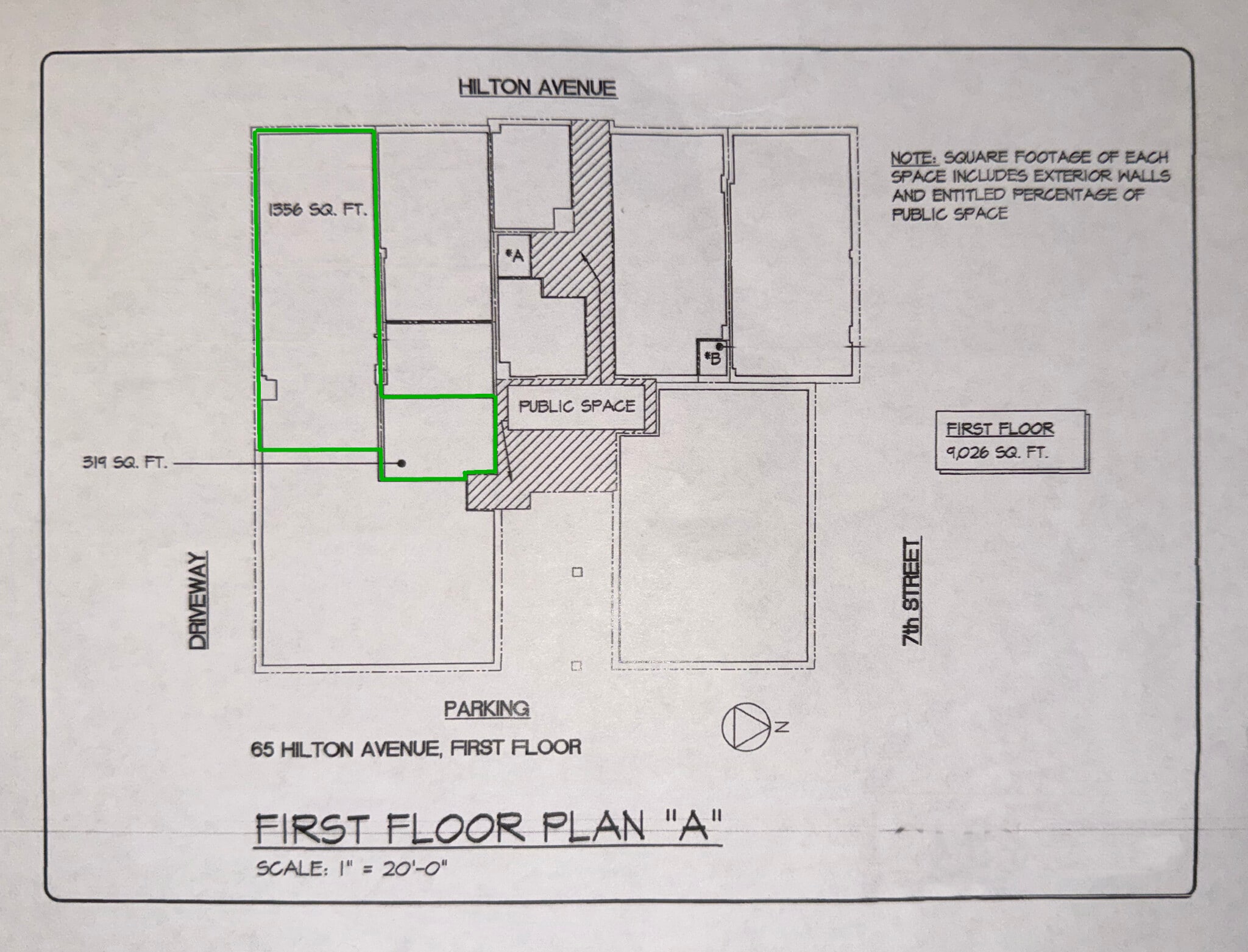 57-65 Hilton Ave, Garden City, NY à louer Plan d’étage– Image 1 sur 1